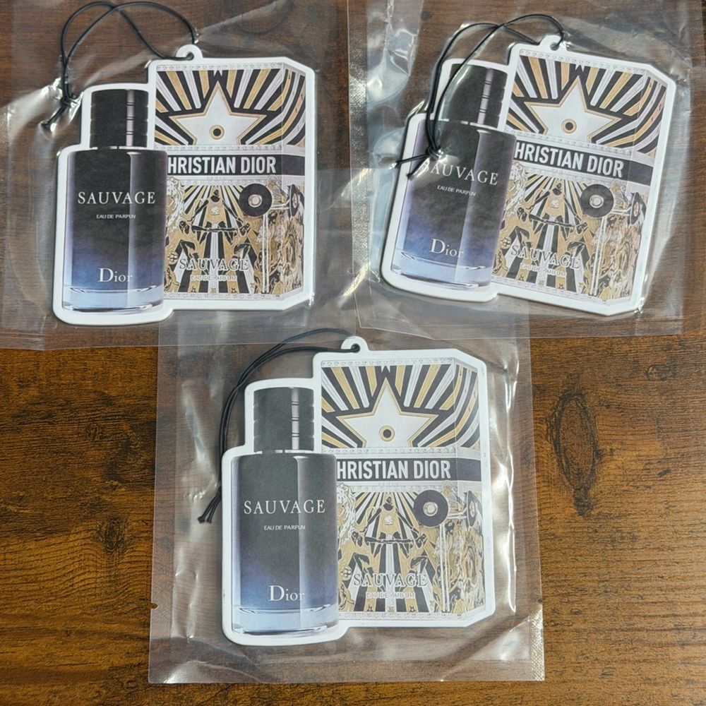 Dior Sauvage Samples Bundle 15pc | Face Cleanser, Beard Moisturizer, Car Freshie - Picture 7 of 9